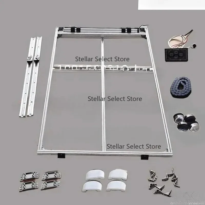 RV Caravan Electric Li-ft B-ed Adjus-table Intelligence B-ed Motorhome Aluminum Pr-o-file Lifting B-ed