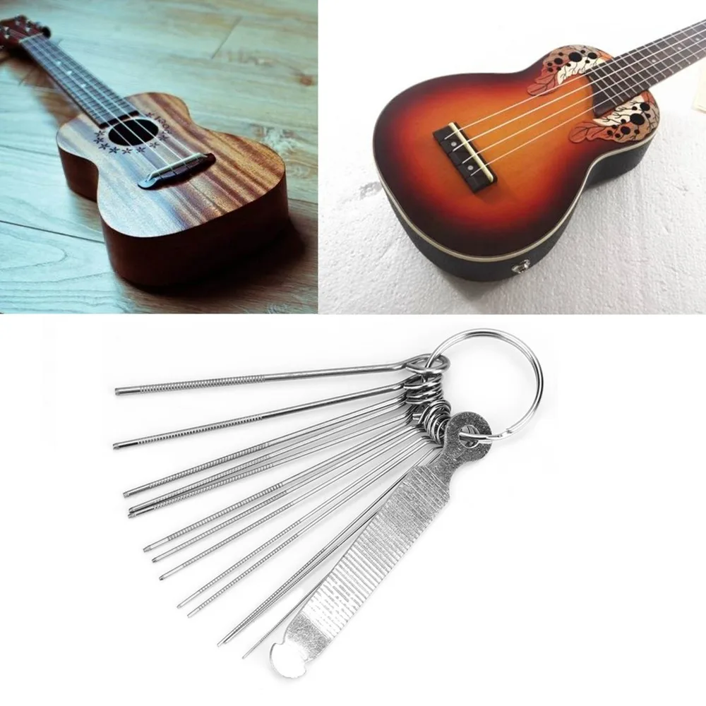 

13 Neddles Set​ Guitar Bridge Saddle Nut Files​ String Files​ Bridge Saddle Tool​ Bridge Saddle Nut Files​ Accessory