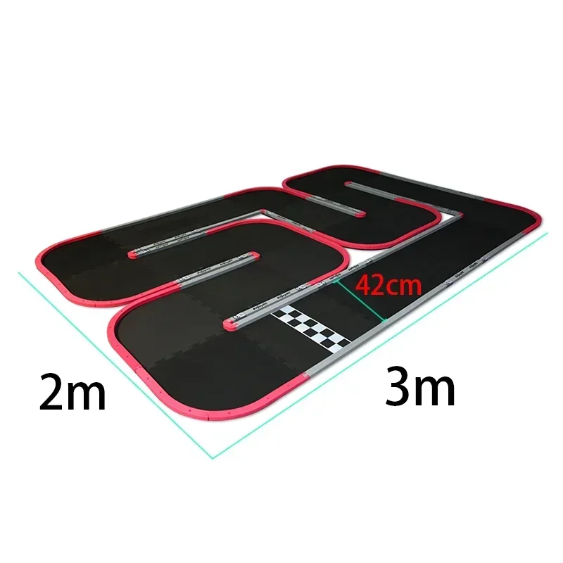 Simulazione Nero Rosso MINI Pista telecomandata Auto da corsa Pista Mosquito 4WD RC Camion Drift Crawler Auto da corsa Pista