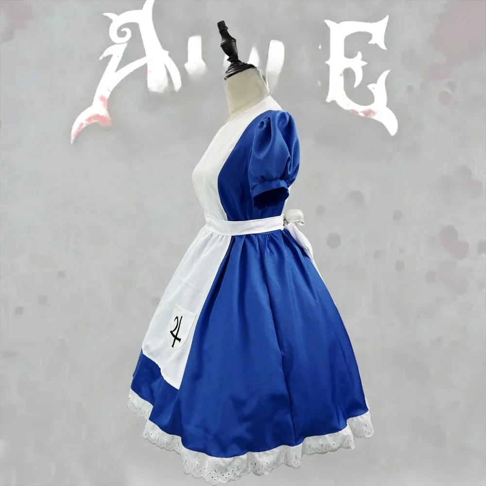 Alice Maid Costume Cosplay loween Dr Lolita Sle Gonna per donna Collezione invernale Hanfu Costume di scena etnico