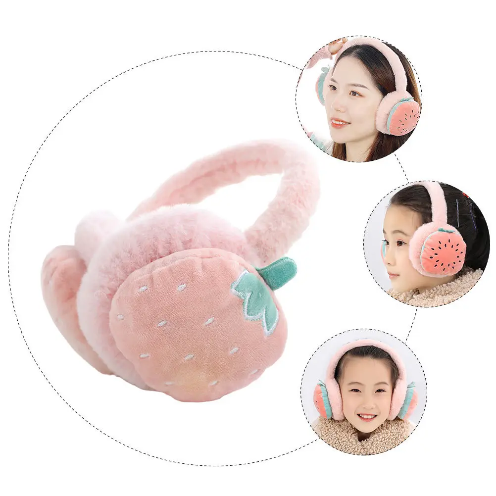 

1pc Muffs Warm Winter Cover For Unisex Panda Cartoon Protector Headband Ear Warmer Soft Ear Covering Cold Weather