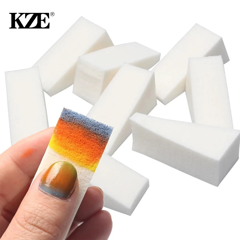 

20/50PcsTriangle Soft Sponge Nail Brush Gradient Effect Painting Gel Dyeing Tool Brush DIY Manicure Makeup Sponge