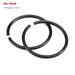 GB895.2 70 Manganese Steel Round Wire Snap Rings For Shaft M4 M5 M6 M7 M8 M10 M12 M14 M16-M140 Retainer Circlips
