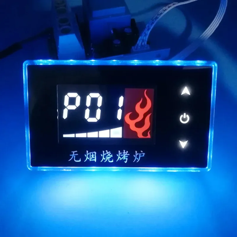 LCD Screen Touch Button Electric Oven Thermostat Barbecue Heating Tube Temperature Adjustment