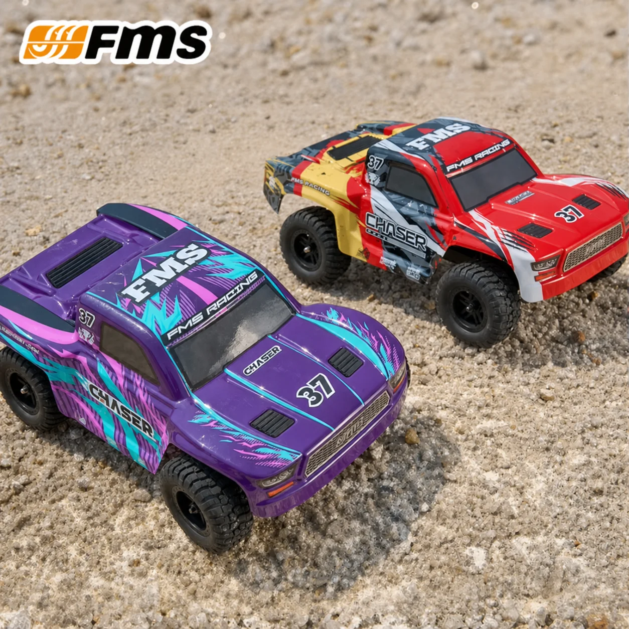 FMS 1/24 FSC24 Chaser RC Car Remote Control Strong Power Short Truck 4WD Off-Road Climbing Vehicle Model Ornaments Gifts