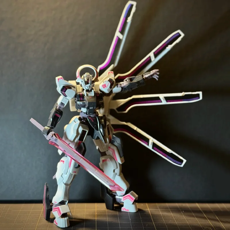 HG 1/144 Schwarzette The Witch From Mercurys Mech Assembly Model Kits Action Figures Desktop Ornament Doll Boys' Puzzle Toy Gift