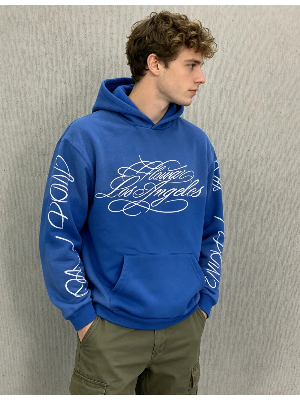 

2026 New American Retro Y2K Gothic Floral Print Gradient Hoodie Street Trend Fashion Personality Versatile Casual Simple Hip Hop