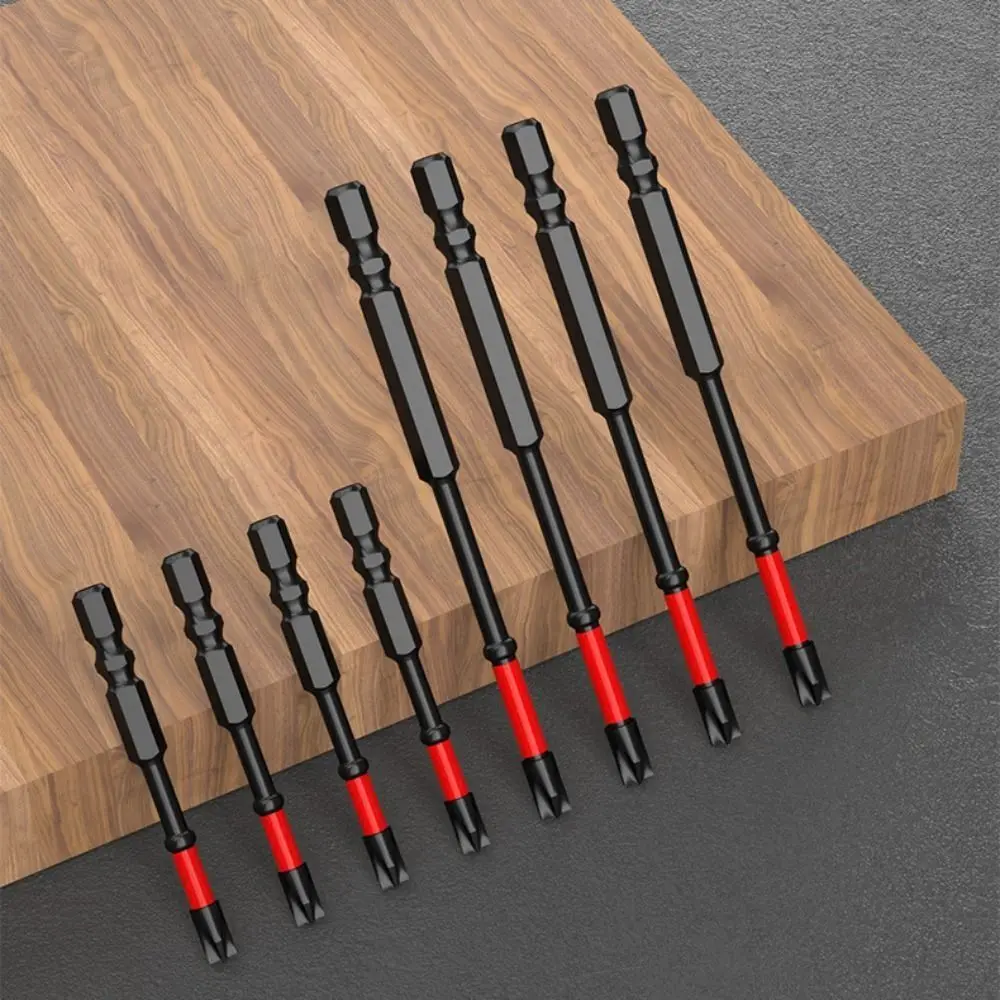 5/10Pcs 1/4 Inch Lmpact Screwdriver Bit Set Hex Shank Magnetic Cross Slot Screw Driver Bit 65/110mm Electric Screwdrivers