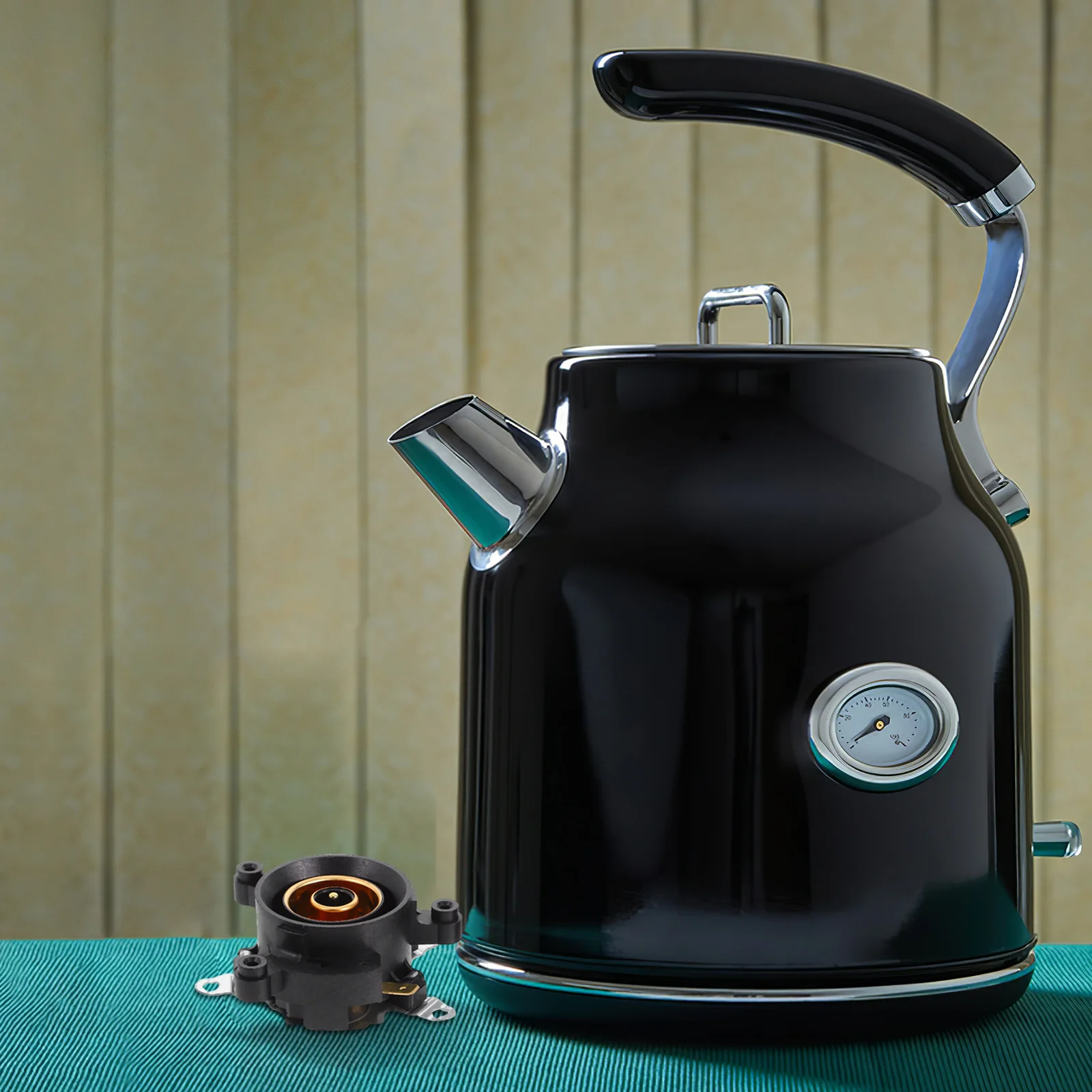 4Sets Electric Kettle Temperature Control Base Thermostat Switch for Precise Heating Safety Protection Easy Installation