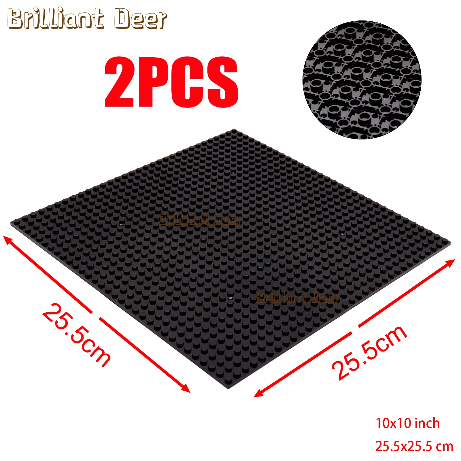2 Stuks 32X32 Dots Bodemplaat Dubbelzijdig Bouwstenen Grondplaten Voor Diy Moc Bricks Cijfers Display stand Kinderspeelgoed