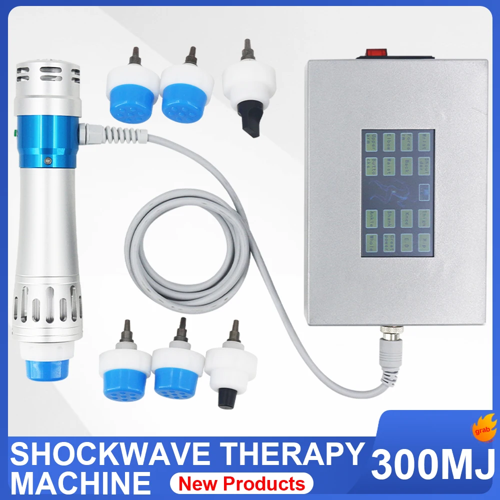 Shockwave Therapy Machine For Effective ED Treatment And Knee Pain Massager 300MJ Professional Shock Wave Massage Parlour Use