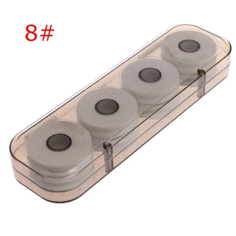 8/16PCS Translucent Fishing Tackle Box Magnetic Spools Line Box Fishing Line Shaft Bobbin Fishing Tackle Fishing Rod Accessories