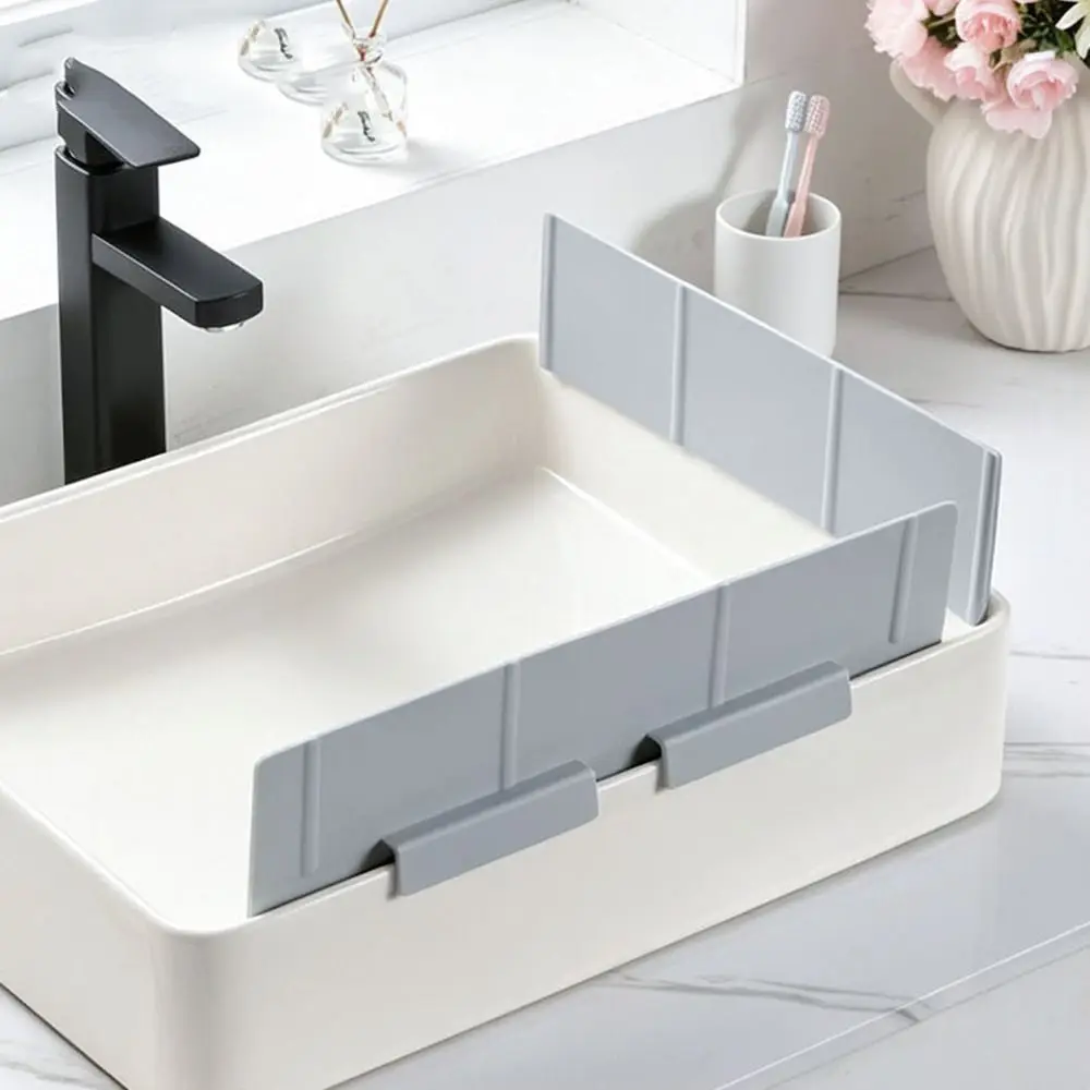 Silicone Sink Splash Guard Detachable Flexible Kitchen Waterproof Screen Multi-Function Easy To Install Faucet Anti-splash Board