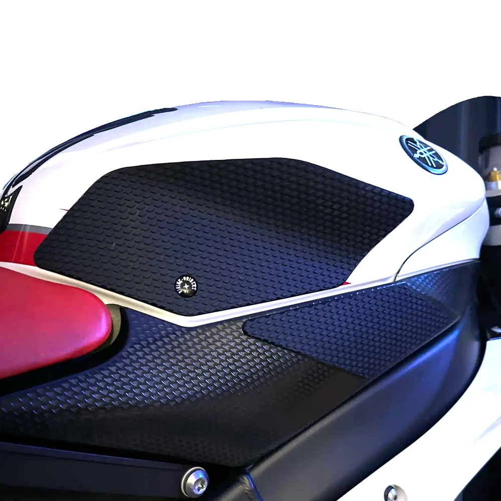 Motorcycle Tank Traction Pad Anti Slip Sticker Gas Knee Grip Protector For YAMAHA YZF R6 2008 to 2016