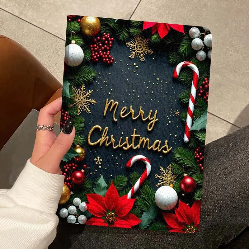 أنيق عيد الميلاد تحيات لسامسونج غالاكسي تبويب S11 S10 S9 S8 S7 S6 A11 A9 A8 A7 10.5 10.4 لايت FE زائد بوصة اللوحي #6