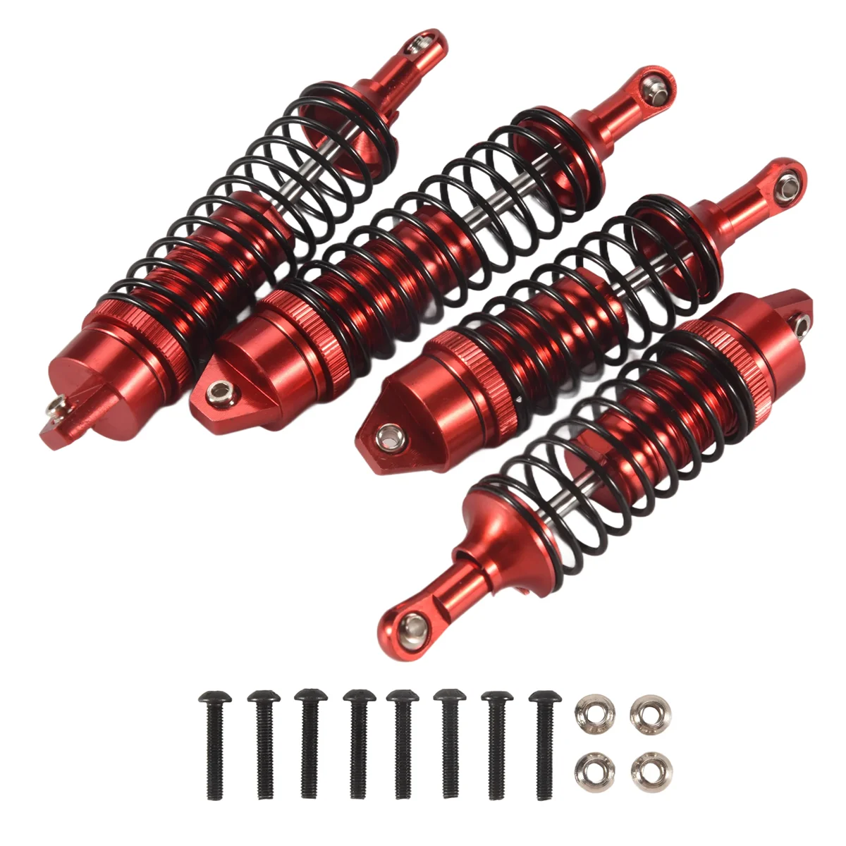 Amortiguador delantero y trasero de Metal Ultra duradero para Traxxas Slash 4X4 VXL 2WD Rustler Stampede Hoss 1/10 RC piezas de actualización de coche