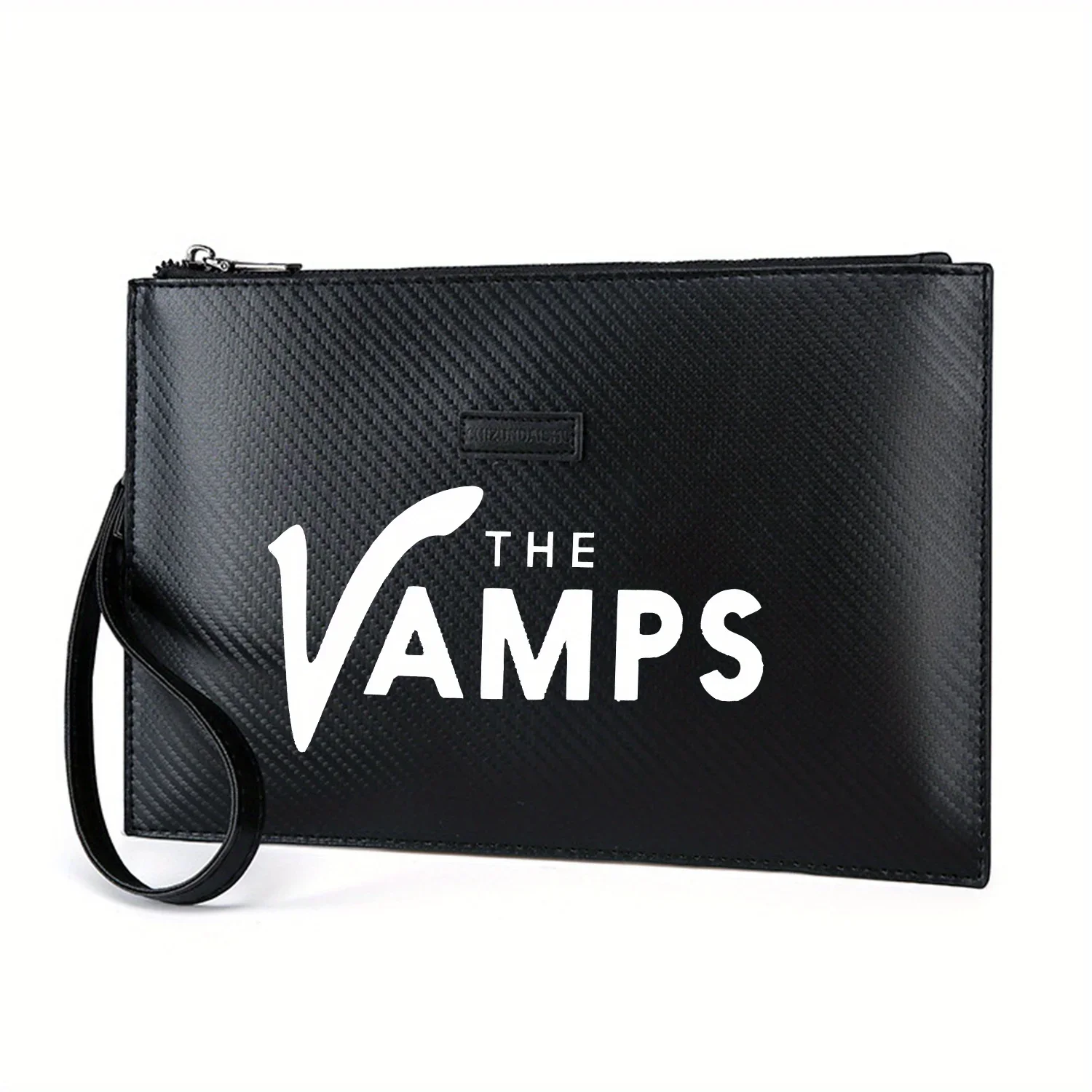 the-vamps-band-logo-letras-brancas-elegante-impresso-pu-bolsa-masculina-elegante-e-pratica-para-transporte-diario