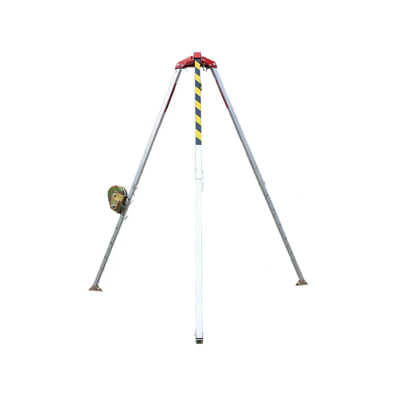 معدات السلامة للحماية من السقوط ذات المساحة المحدودة، حامل ثلاثي القوائم قابل للتخصيص مباشرة من المصنع