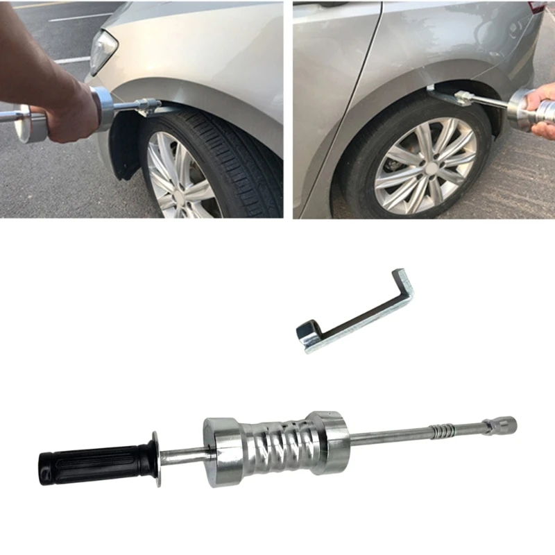Stainless Steel Dents Repair Slide Removal Hammer Suitable For Motorcycle Car Body Dents Removal Tool 60Cm Long Thread D7YA