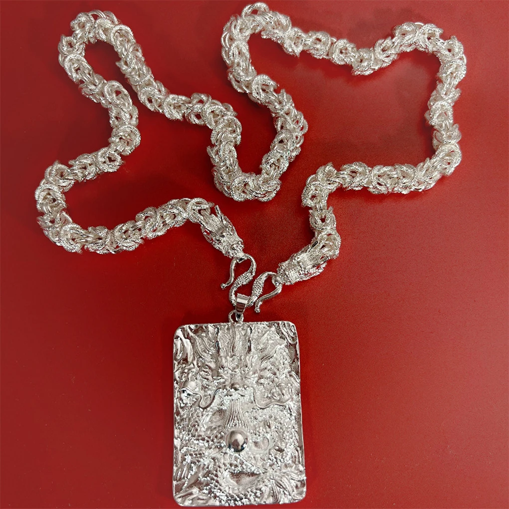 

Мужской кулон-прямоугольник на цепочке, модные украшения, декоративные аксессуары, мужские ювелирные изделия для свиданий, аксессуар для мужчин