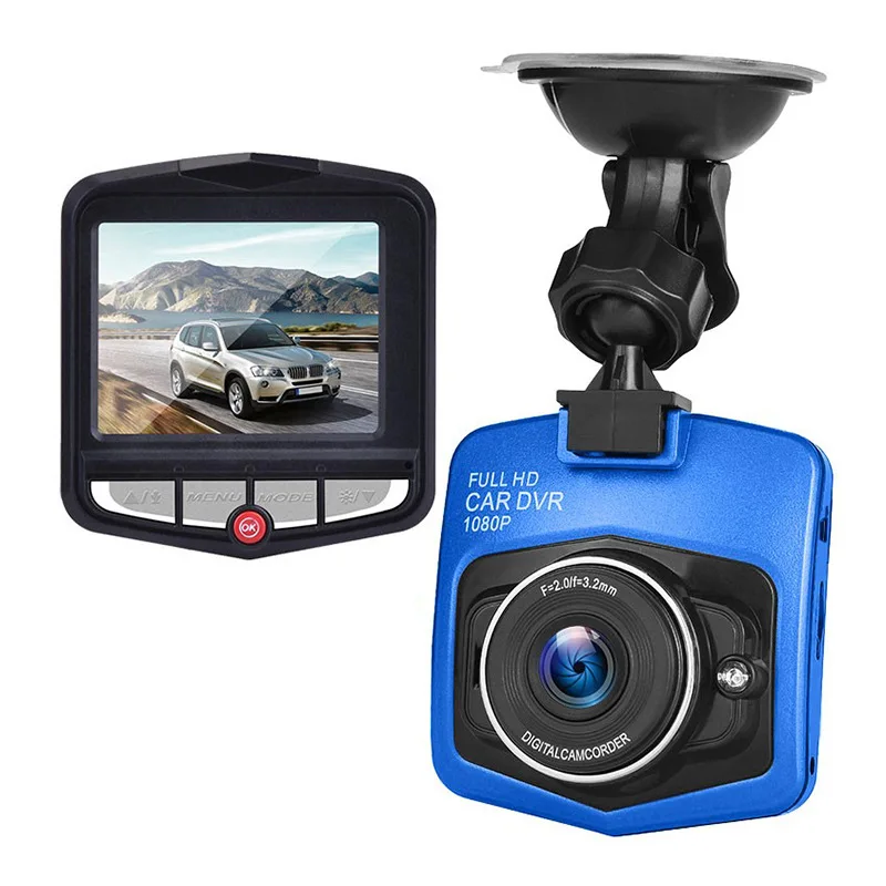 Gift Machine Recorder Driving Recorder HD 2.2 2.4 Inch Car Cardvr Front and Rear Dual Lens