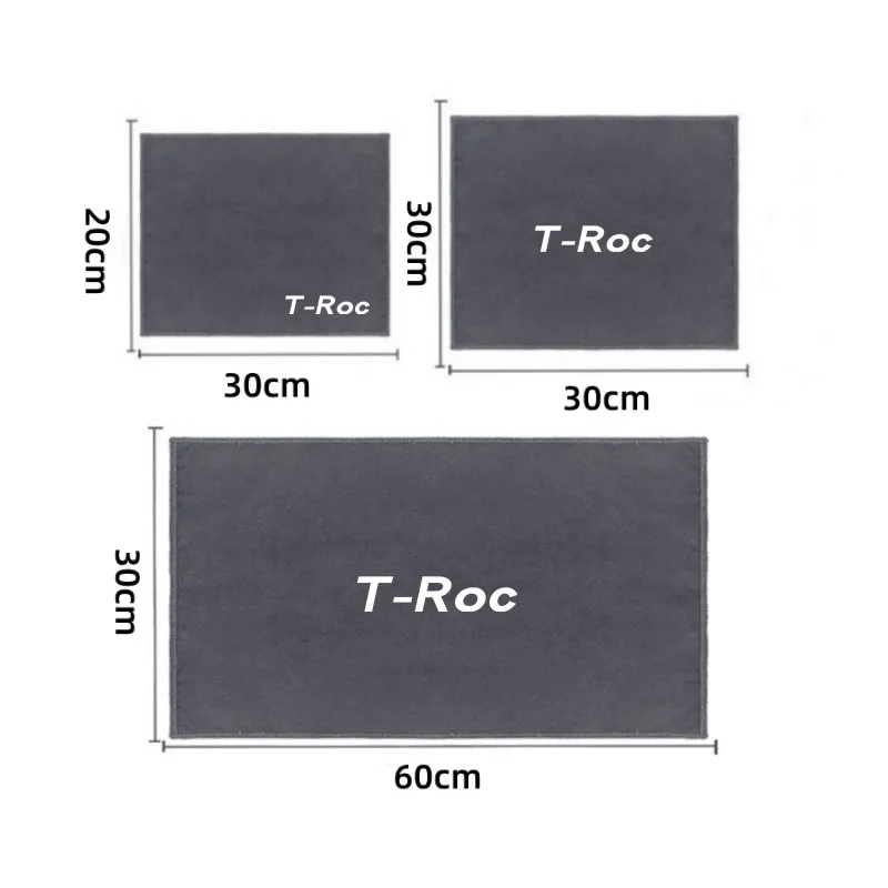 ผ้าขนหนูทำความสะอาดรถสำหรับล้างรถผ้าปะการังกำมะหยี่สำหรับ T-ROC ขนแกะมีรายละเอียดผ้าขนหนูไมโครไฟเบอร์อุปกรณ์ล้างรถยนต์