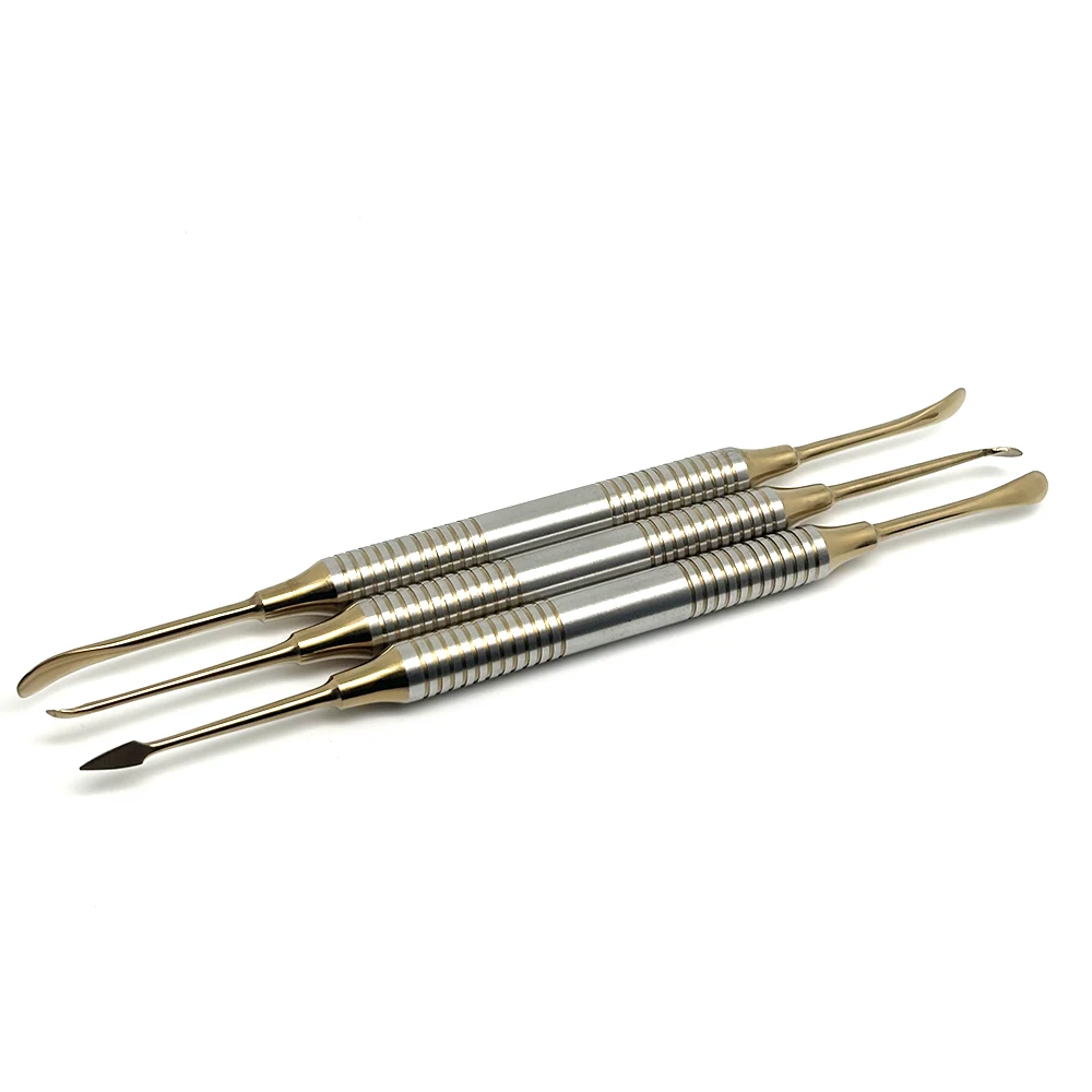 Dental Titanium Coating Implant Periosteal Elevator Stainless Steel Separator Peristeel Splitter Reflecting or Retracting Tool