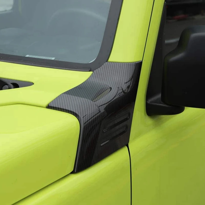 1Pair Front Engine Angle Cover Hood Corner Wrap Cover Trim For Suzuki Jimny JB64 JB74 2019-2020 Exterior Decoratio