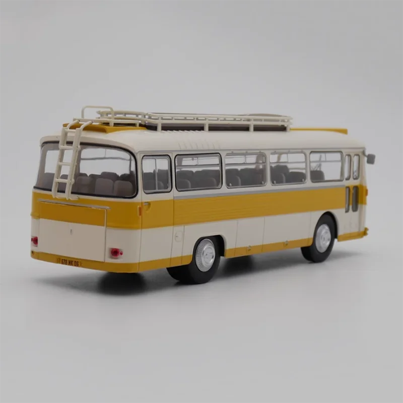 Diecast 1:43 Scale Saviem SC 51 P Bus Alloy Vehicle Model Finished Simulation Collection Decoration Gift Toys Display