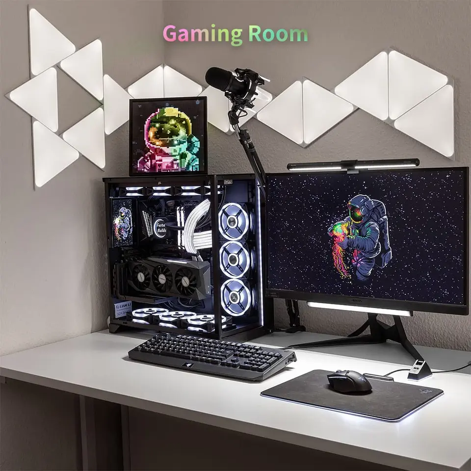 DIVOOM-ゲームルームデコレーション用ピクセルアートディスプレイ