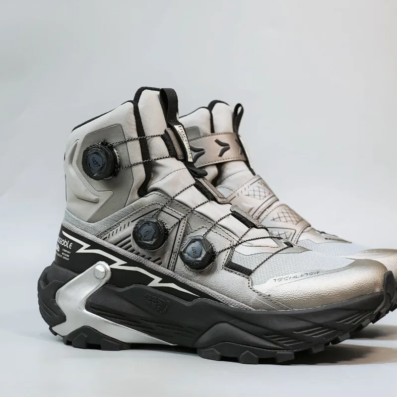 Super Cool Hiking Shoes For Men High Top Trekking Boots Man Professional Wide Feet Mens Shoe For Walking Outdoor Travel Shoe