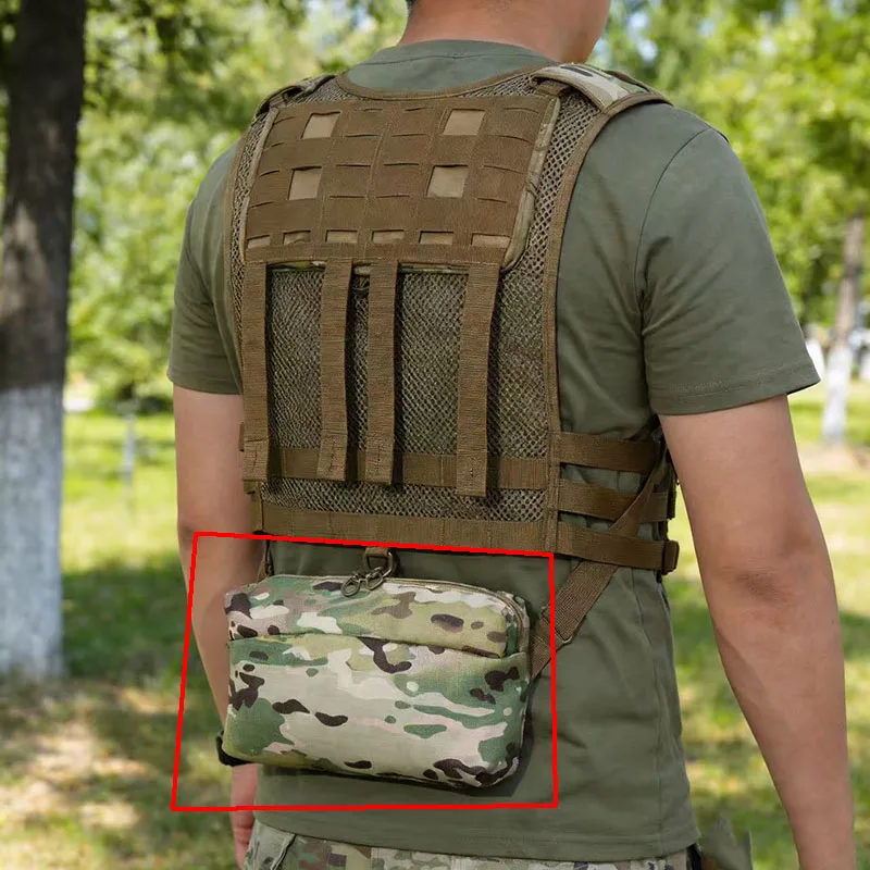 

Тактическая универсальная сумка-подсумок GP Horizontal 6x9 с системой Molle, многофункциональная сумка для хранения, поясная/боковая сумка, сумка для хранения снаряжения для пневматического оружия