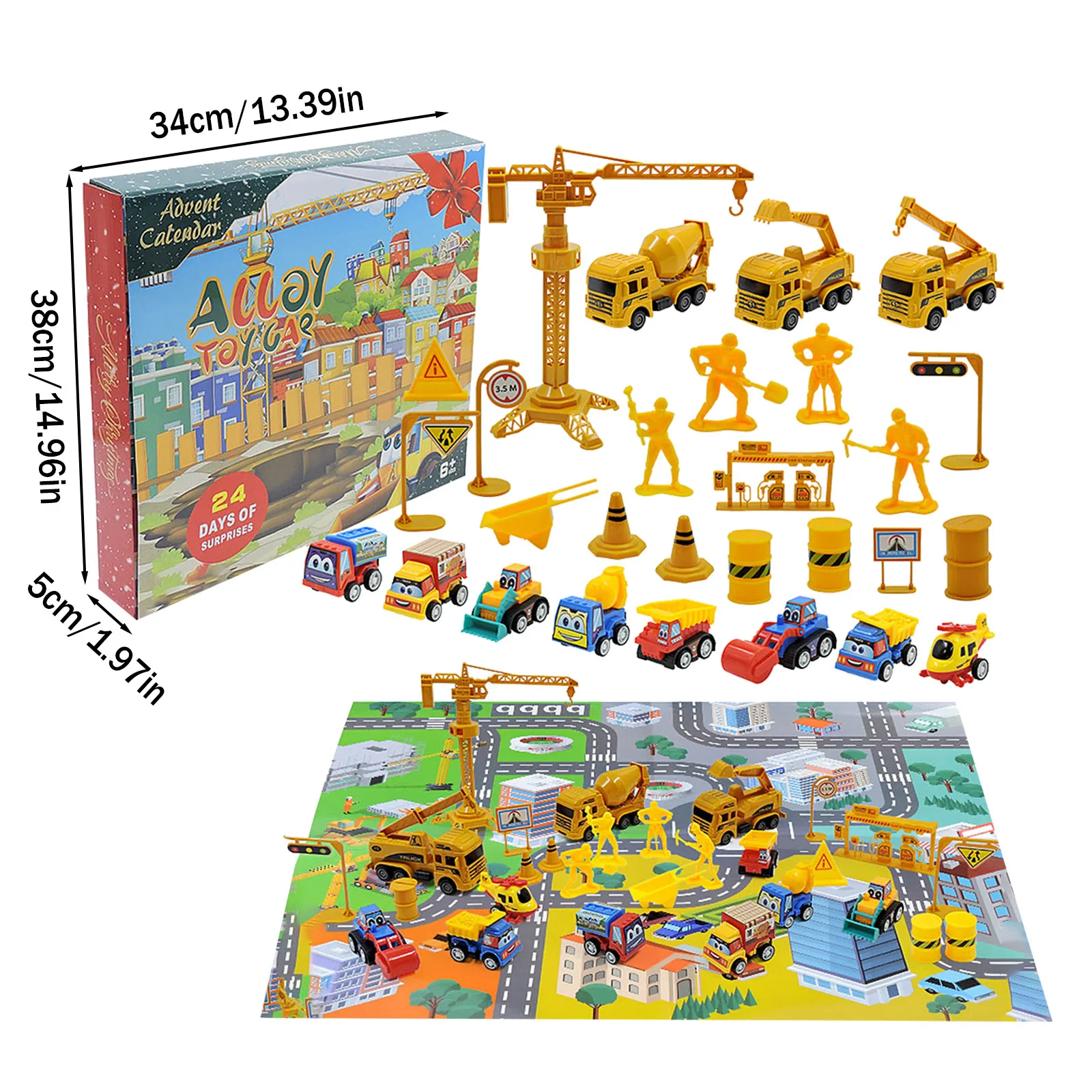 Minuterie pour tout-petits, compte à rebours de noël, calendrier de l'avent, boîte de 24 jours, jouet Surprise, poupées de déballage pour enfants, minuterie amusante pour enfants silencieux