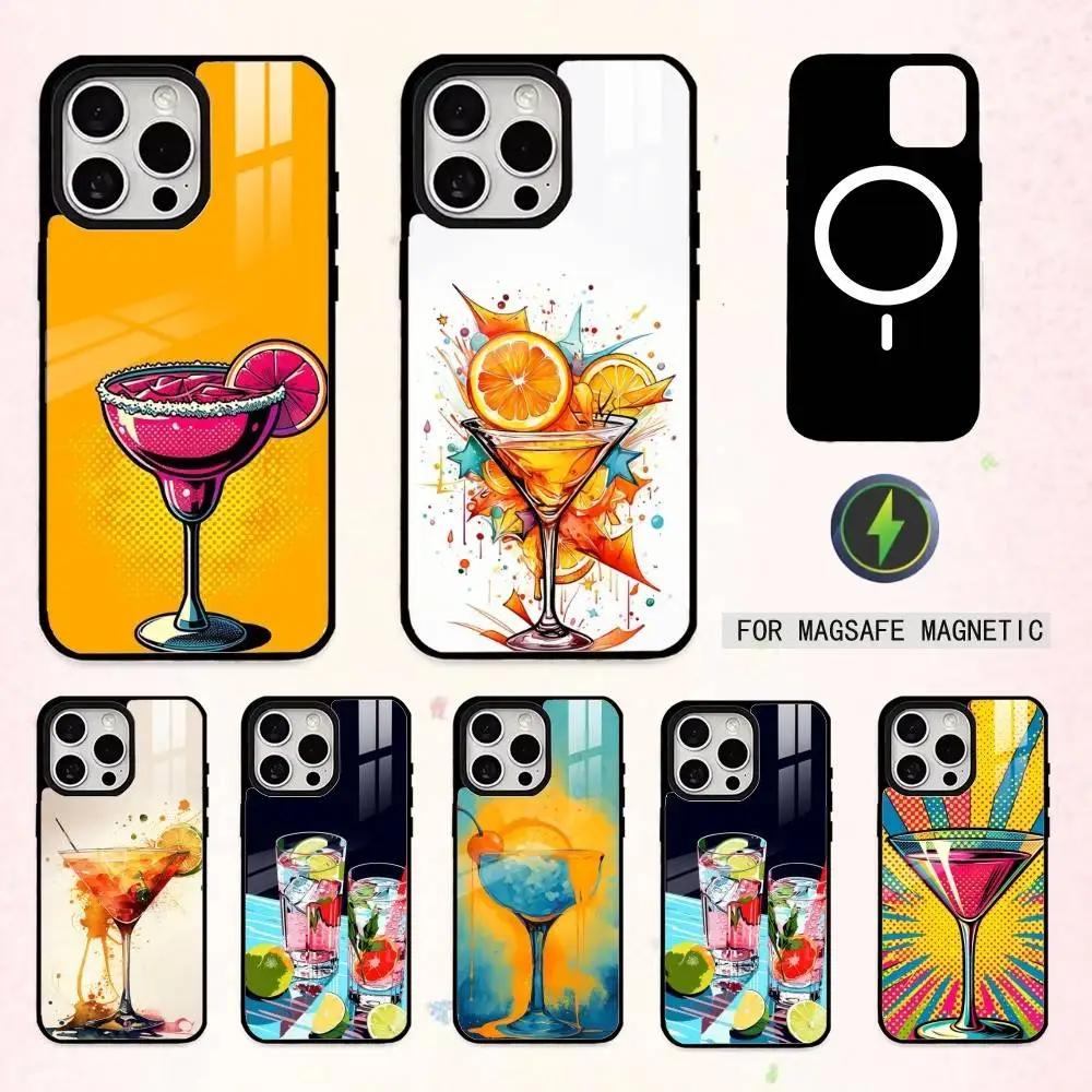 

B-ballerina in flat Illustration style Phone Case For iPhone17,16,15,14,13,12,11,Pro Max Magnetic For Magsafe Wireless Charging