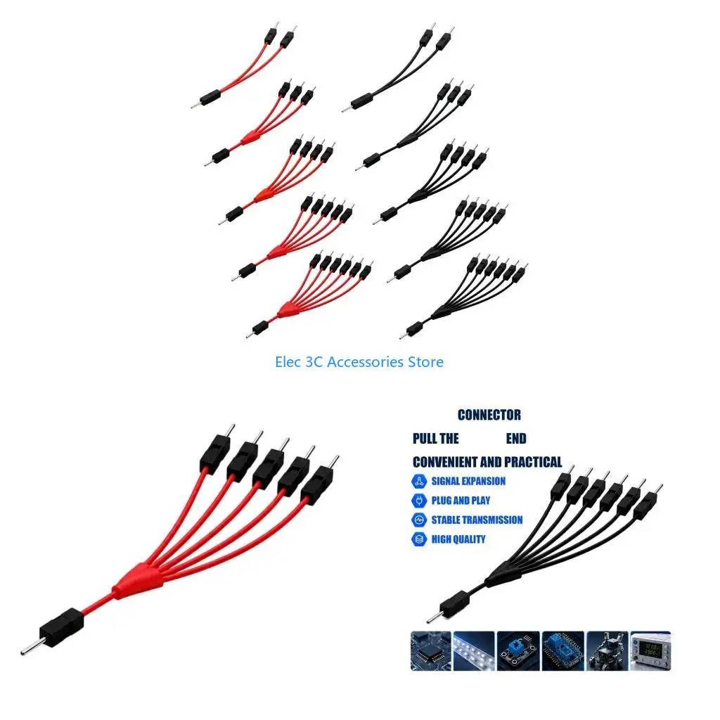 Y51A Multipurpose Duponts Extension Cable 1 Male To Multiple Male 2.54Mm Interfaces