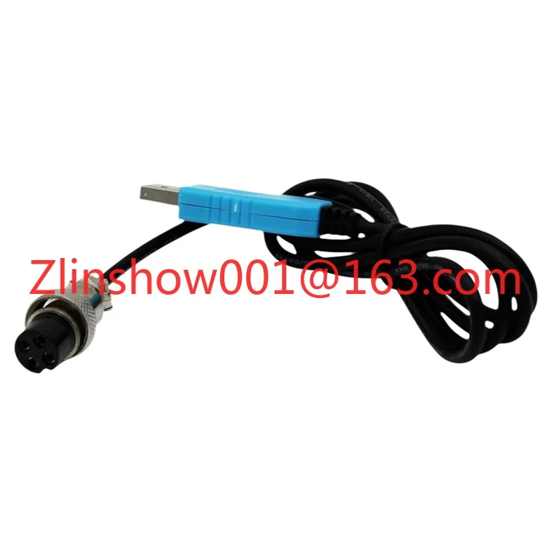 Aviation socket 4-pin USB to TTL serial cable (online cable)