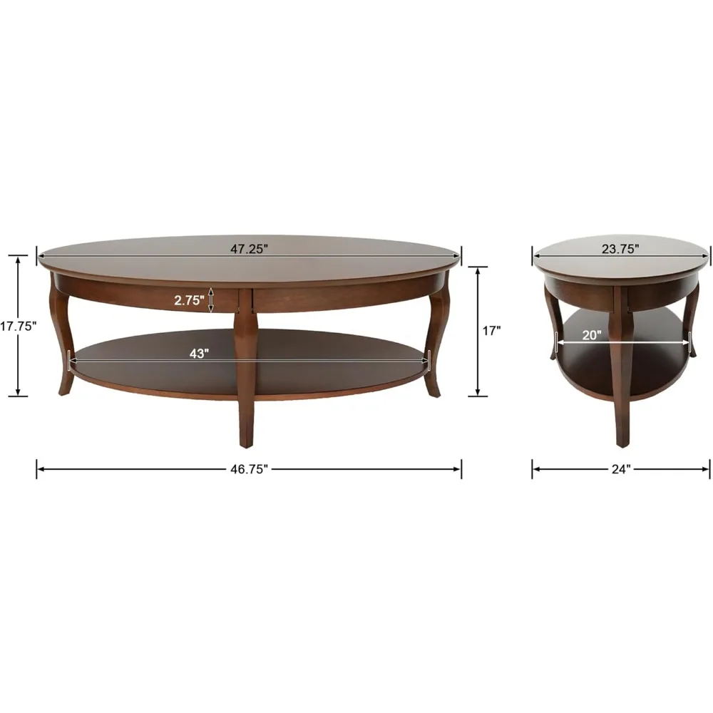 Coffee Table with Storage Oval Solid Wood Coffee Table Antique Farmhosue Living Room Table Rustic Center Table for Living Room G