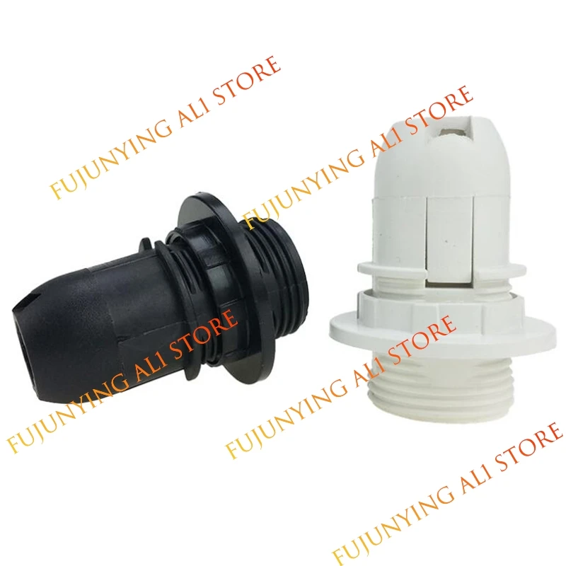 1PCS Screw ES A14 M10 Light Bulb Lamp base Holder Pendant Socket & Lampshade Collar 220V 110v A1