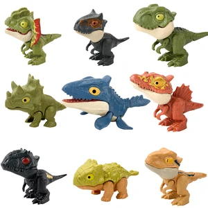 Blok Bangunan Dinosaurus Jurassic Indominus Rex Tyrannosaurus Action Figure Model Mainan Anak-anak Hadiah Mainan Hewan Model Raptor Rex 10 mainan jurassic world penjualan terbaik - №