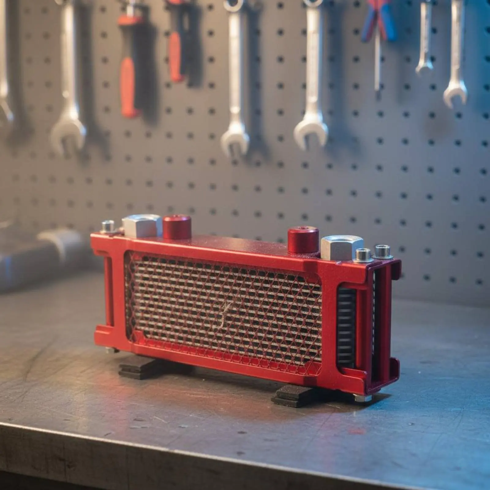 Aluminum Oil Heat Exchanger High Performance Cooling Motorcycle Oil Cooling Unit for Racing