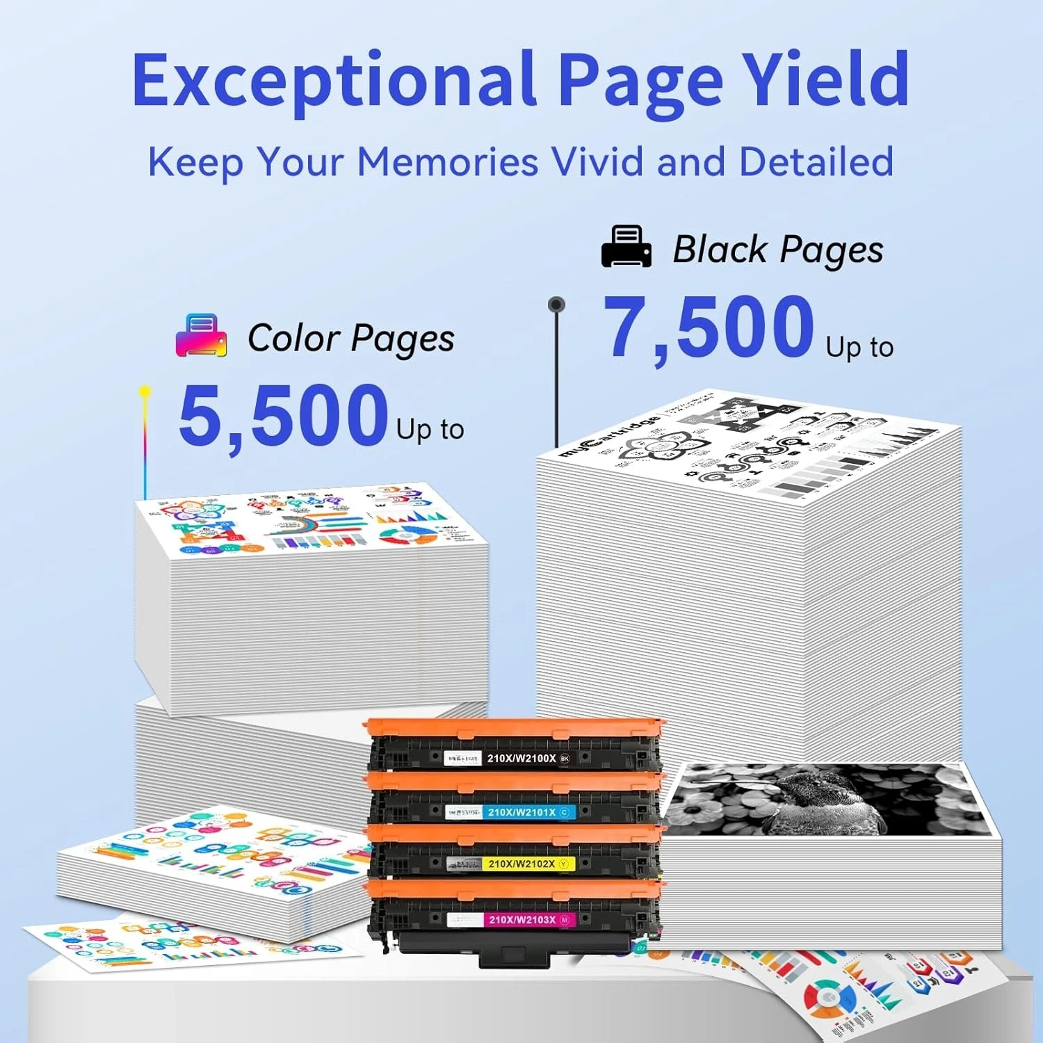 210X Toner Cartridges 4 Pack High Yield (with Chip) Compatible Replacement for HP 210X 210A for Color Laserjet·New Popularity