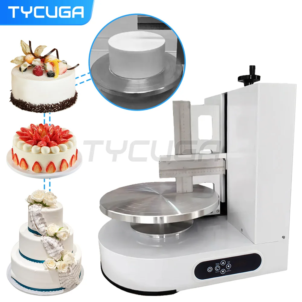 Cake Cream Spreading Coating Automatic Filling Machine Electric Cake Bread Cream Decoration Spreader Smoot Baking Machine 110V