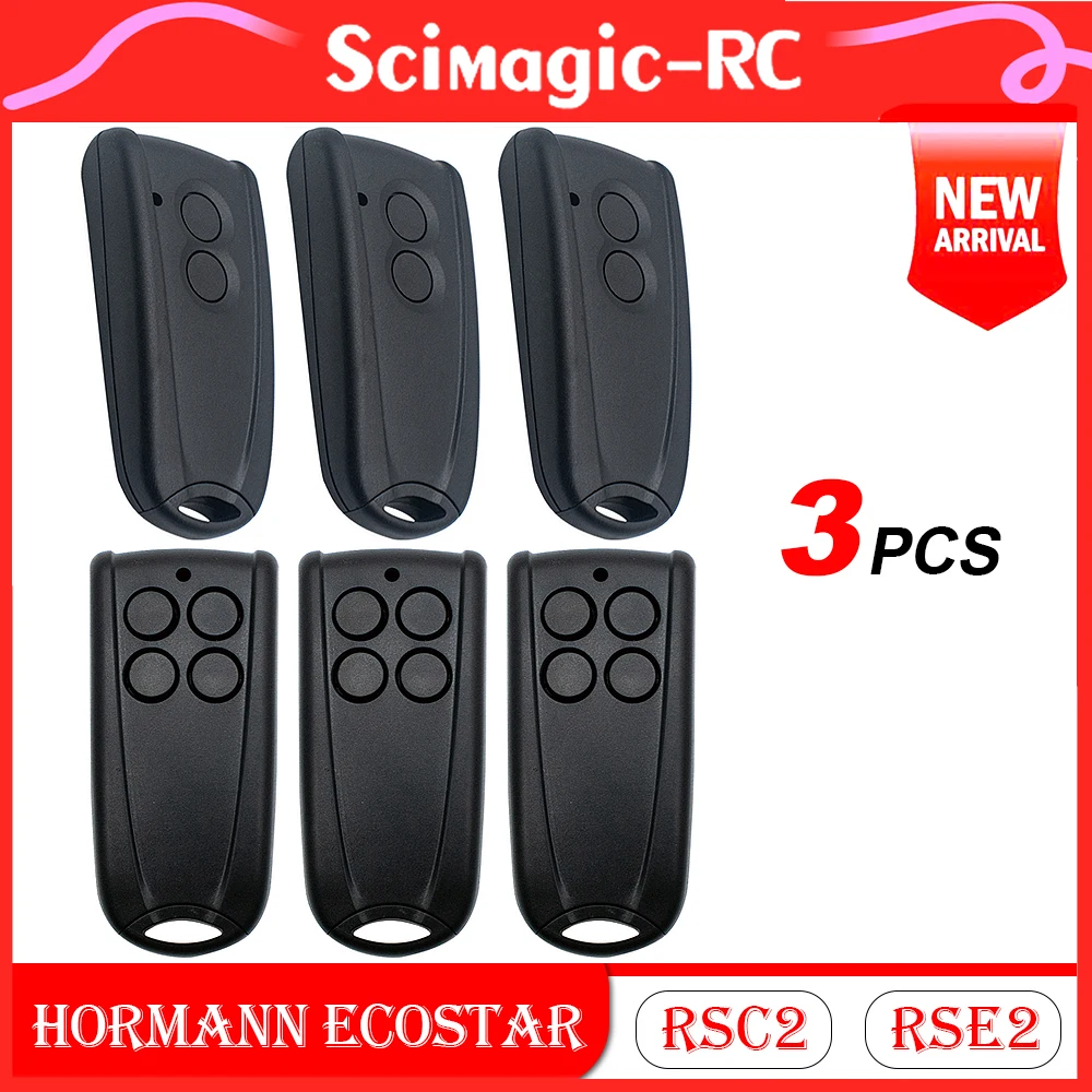 

1/3 pcs . ECOSTAR RSE2 RSC2 433MHz Handheld Transmitter Liftronic 500 700 800 Drive Garage Remote Control Gate Door Opener