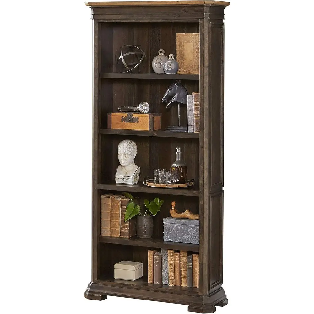 

Brown Executive Assembled Open Bookshelf