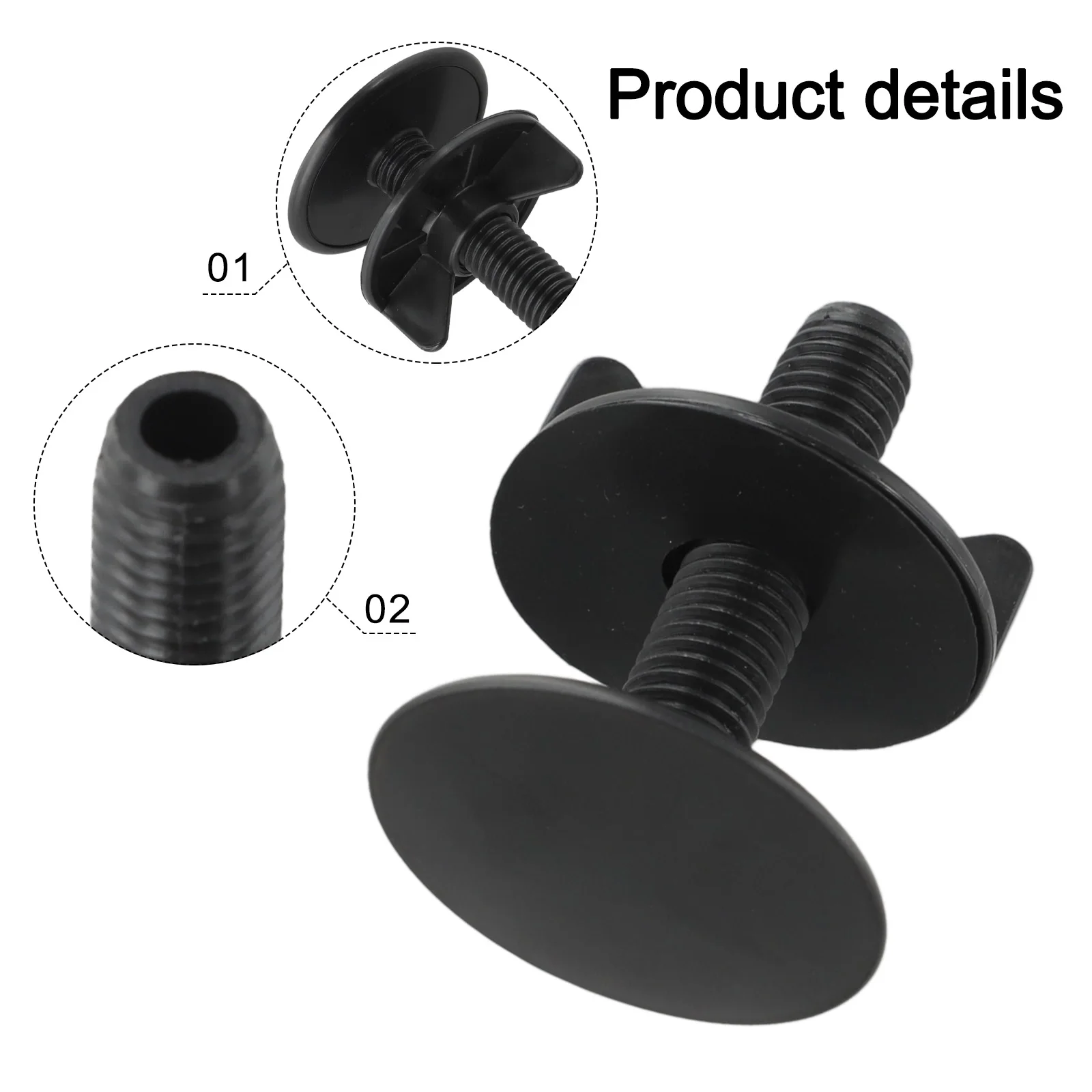 Leak for proof Sink Accessory Drain Cover for tap Hole Cover Black for tap Hole Cover O-Ring For Installation Plastic Screw