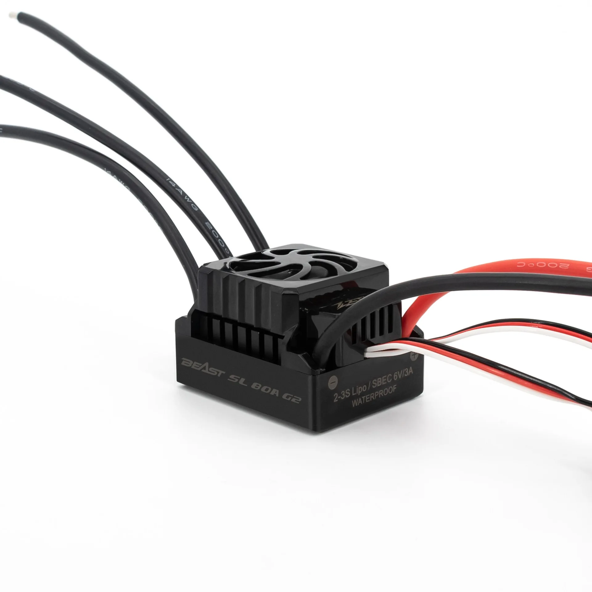 

ZTW Beast SL 80A G2 2-4S 1/10 Automotive Brushless ESC RTR