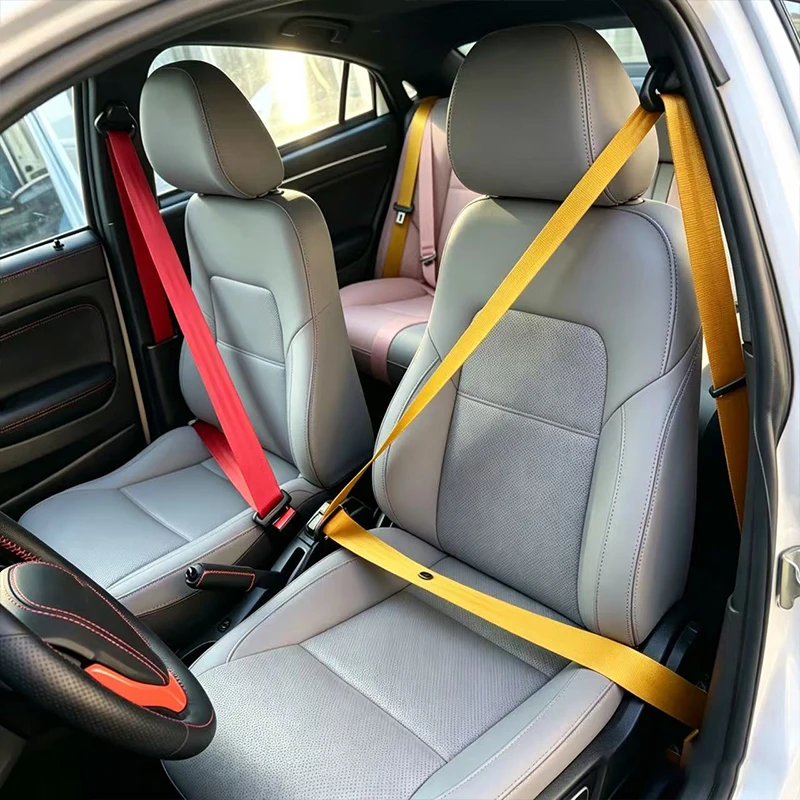 1 Stück Universeller Auto-Sicherheitsgurt DIY Hüftgurt Auto Hochfester Polyester-Sicherheitsgurt Mehrfarbiger Sicherheitsgurt Auto-Zubehör – Detail 13