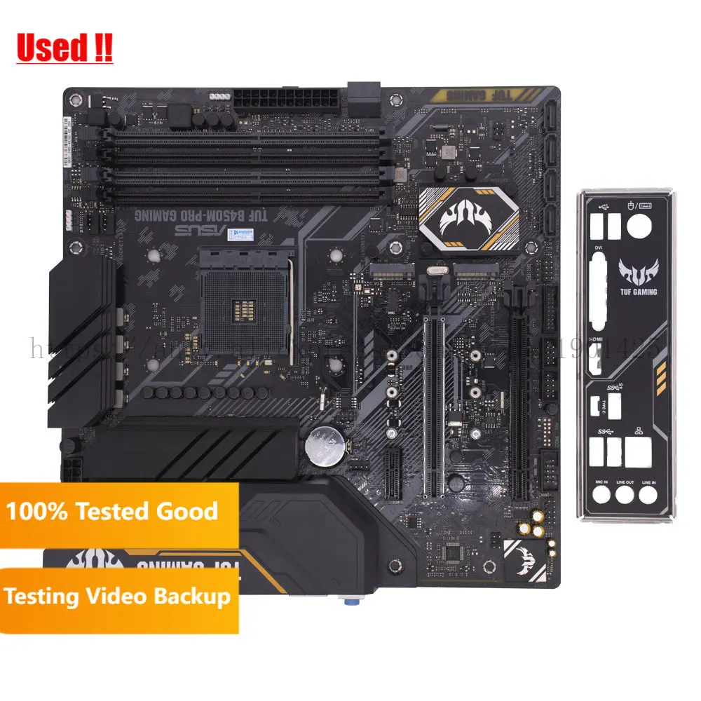 ASUS Motherboard TUF B450m-Pro GAMING MATX Motherboard Supports