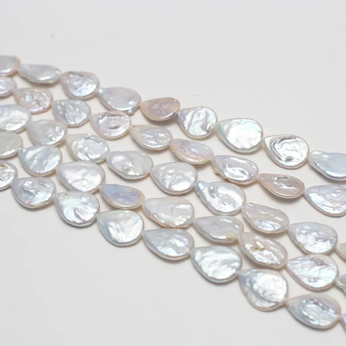 

13x18mm AAAA Fine Natural Freshwater Teardrop White Pearl Bead Jewelry Make Gift DIY Necklace Bracelet Accessories Wedding Women