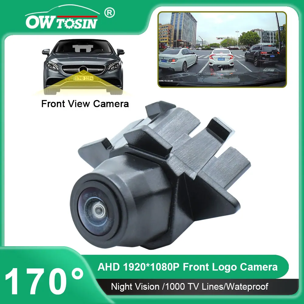AHD 1080P Fisheye Vehicle Car Camera For Benz C Class W204 C180 C200 C280 C300 C350 AMG 2008-2014 Front Logo View Camera